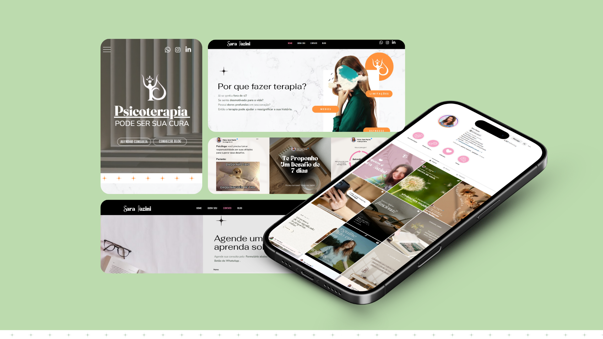 posts de Instagram para psicologo online I GGDIGITAL